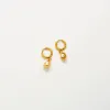 Pearl Shell Huggie Earrings sold by Admiral Row