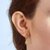 Pearl Shell Huggie Earrings sold by Admiral Row