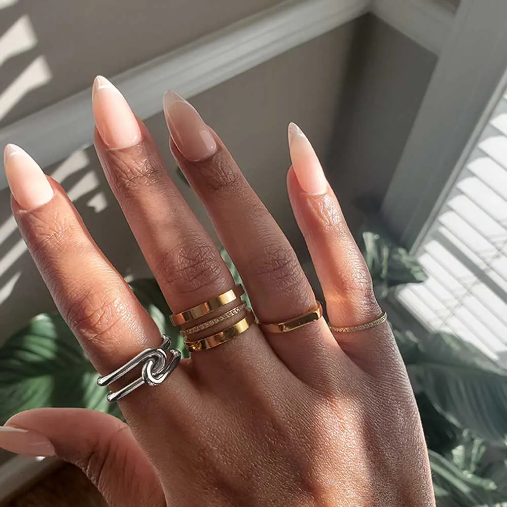 Silver Double Knot Ring sold by Admiral Row product image thumbnail 2