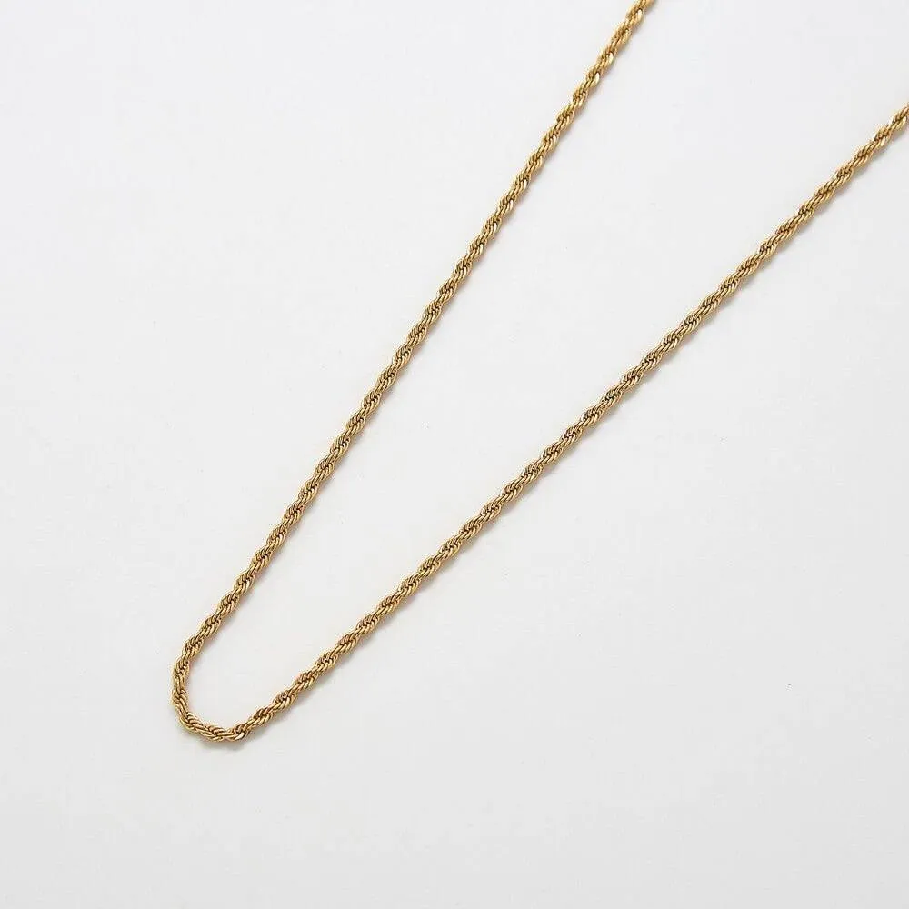 Dainty Rope Chain Necklace - Imperfect sold by Admiral Row