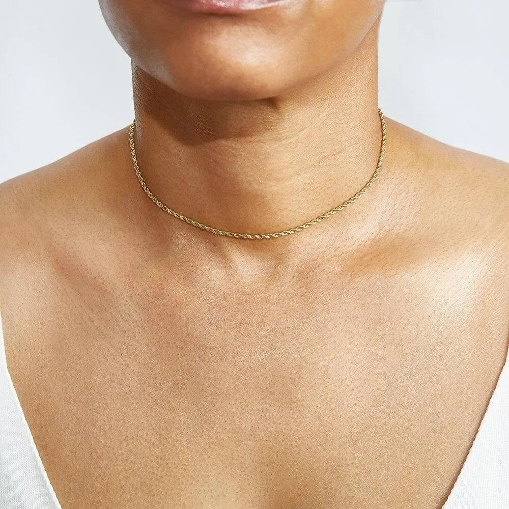 Dainty Rope Chain Necklace - Imperfect sold by Admiral Row product image thumbnail 2