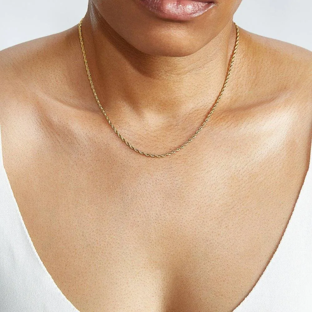 Dainty Rope Chain Necklace - Imperfect sold by Admiral Row product image thumbnail 3