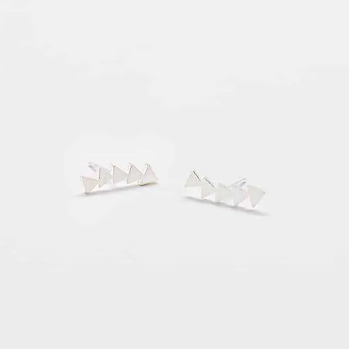 Silver Triangle Ear Crawlers - Imperfect sold by Admiral Row