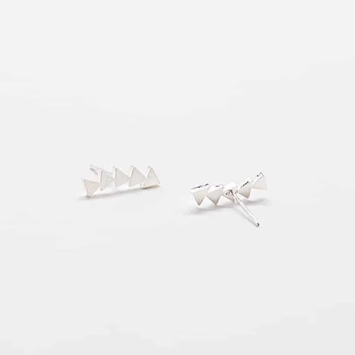 Silver Triangle Ear Crawlers - Imperfect sold by Admiral Row product image thumbnail 3