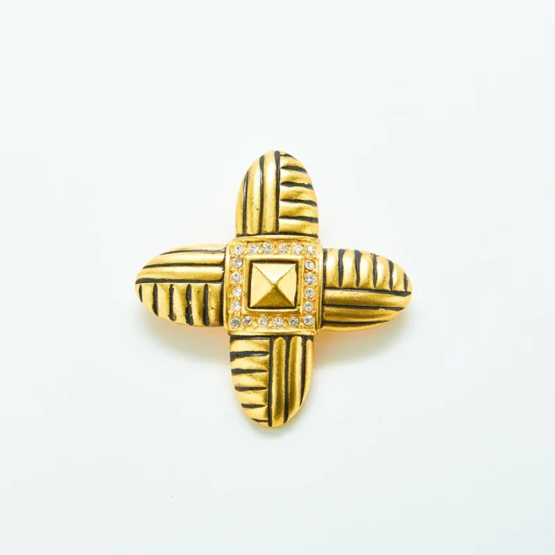 Vintage Danecraft Cross Brooch sold by Admiral Row