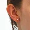 Pearl Mini Hoop Earrings sold by Admiral Row