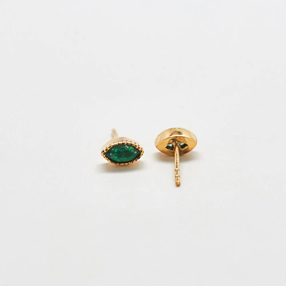 Jade Teardrop Stud Earring sold by Admiral Row product image thumbnail 3