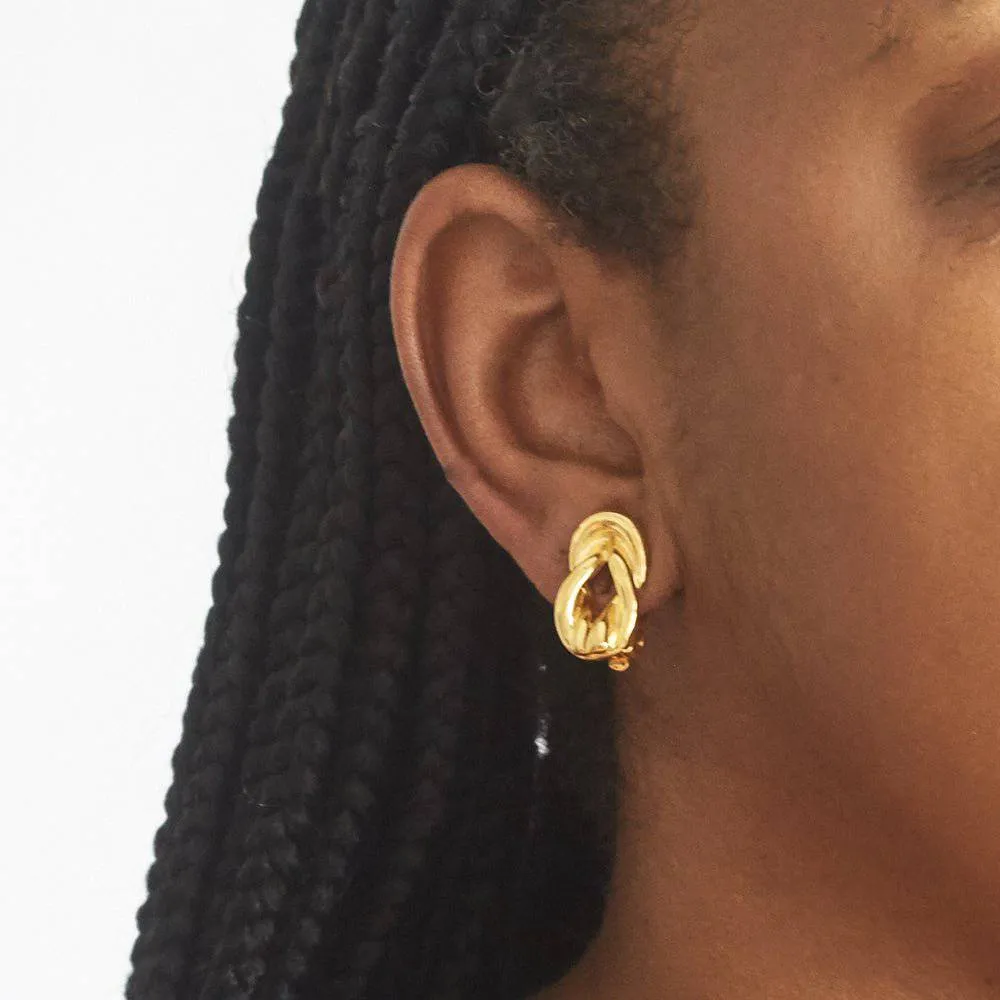 Vintage Anne Klein Double Knot Earrings sold by Admiral Row product image thumbnail 3