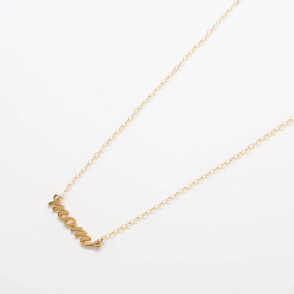 MOM Gold Necklace sold by Admiral Row
