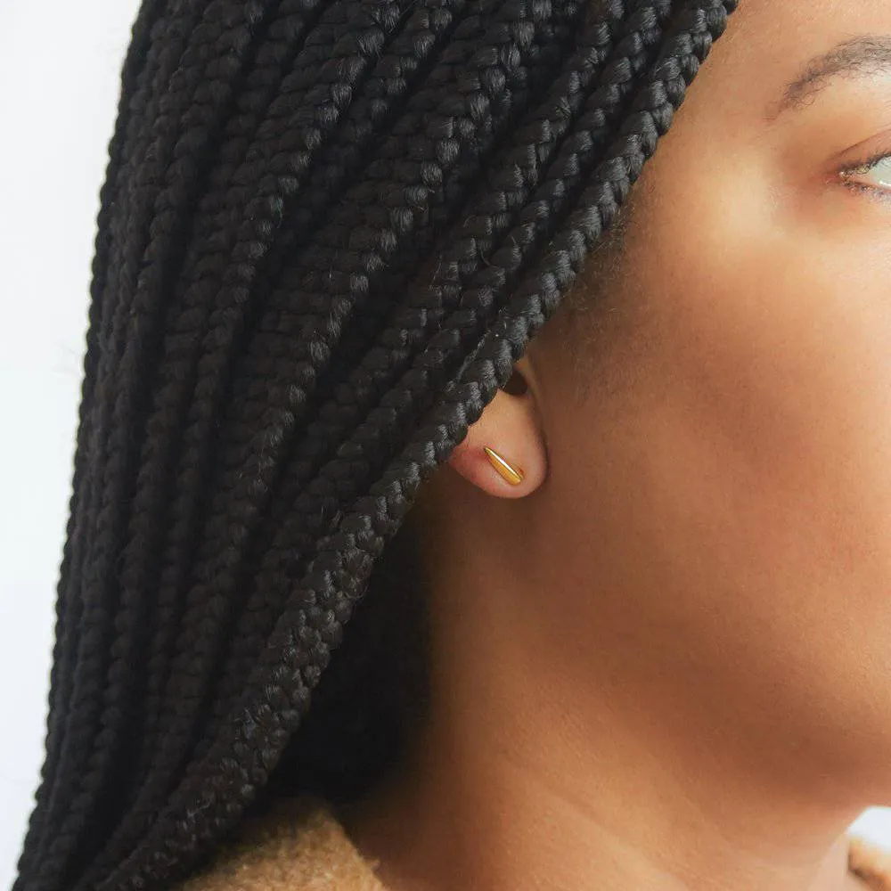 Gold Claw Stud Earrings sold by Admiral Row product image thumbnail 4