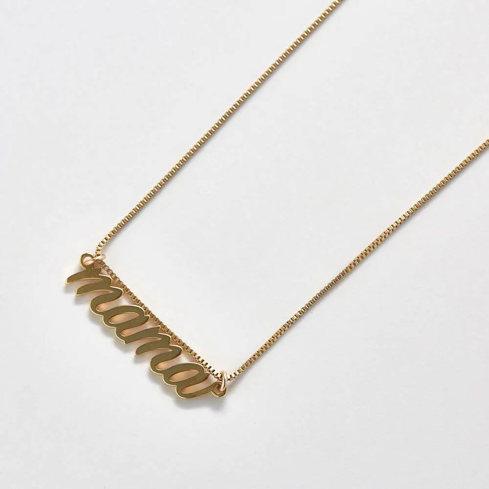 Gold Mama Necklace sold by Admiral Row