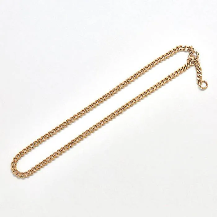 Gold Curb Chain Anklet sold by Admiral Row