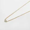 Gold Pave Heart Necklace sold by Admiral Row