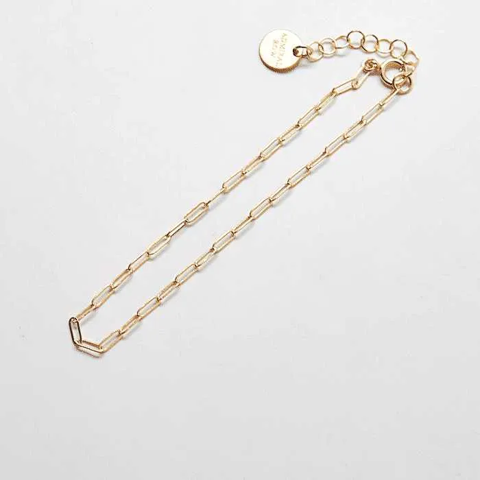 Gold Chain Link Bracelet sold by Admiral Row