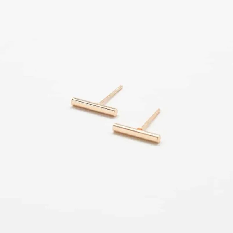 Slim Gold Bar Earrings - Best Seller sold by Admiral Row