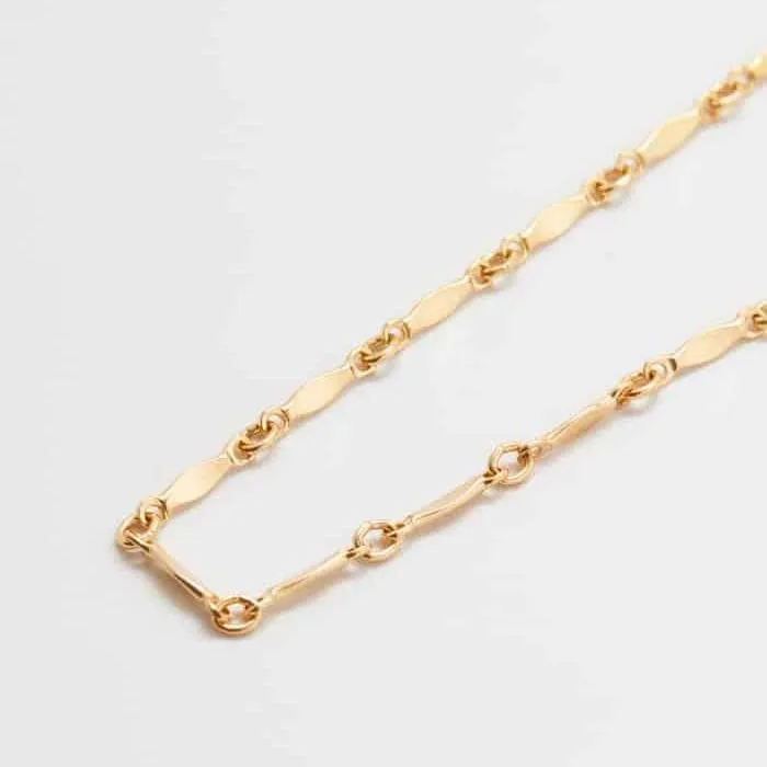 Gold Chain Link Necklace sold by Admiral Row