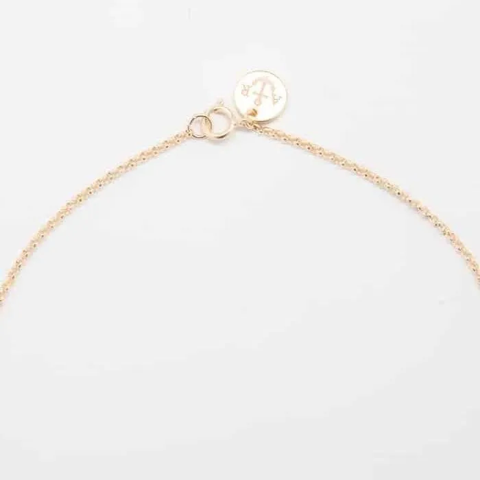 Gold Pave Horseshoe Necklace sold by Admiral Row product image thumbnail 3