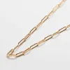 Gold Paperclip Chain Necklace - Best Seller sold by Admiral Row