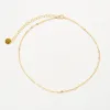 Gold Double Link Chain Necklace sold by Admiral Row