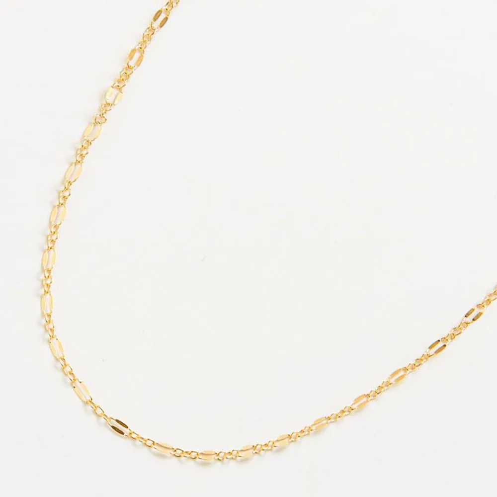 Gold Double Link Chain Necklace sold by Admiral Row