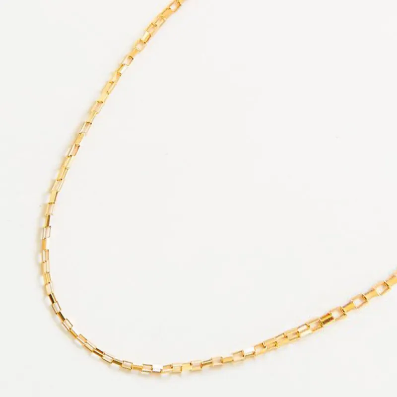 Gold Bar Chain Necklace sold by Admiral Row