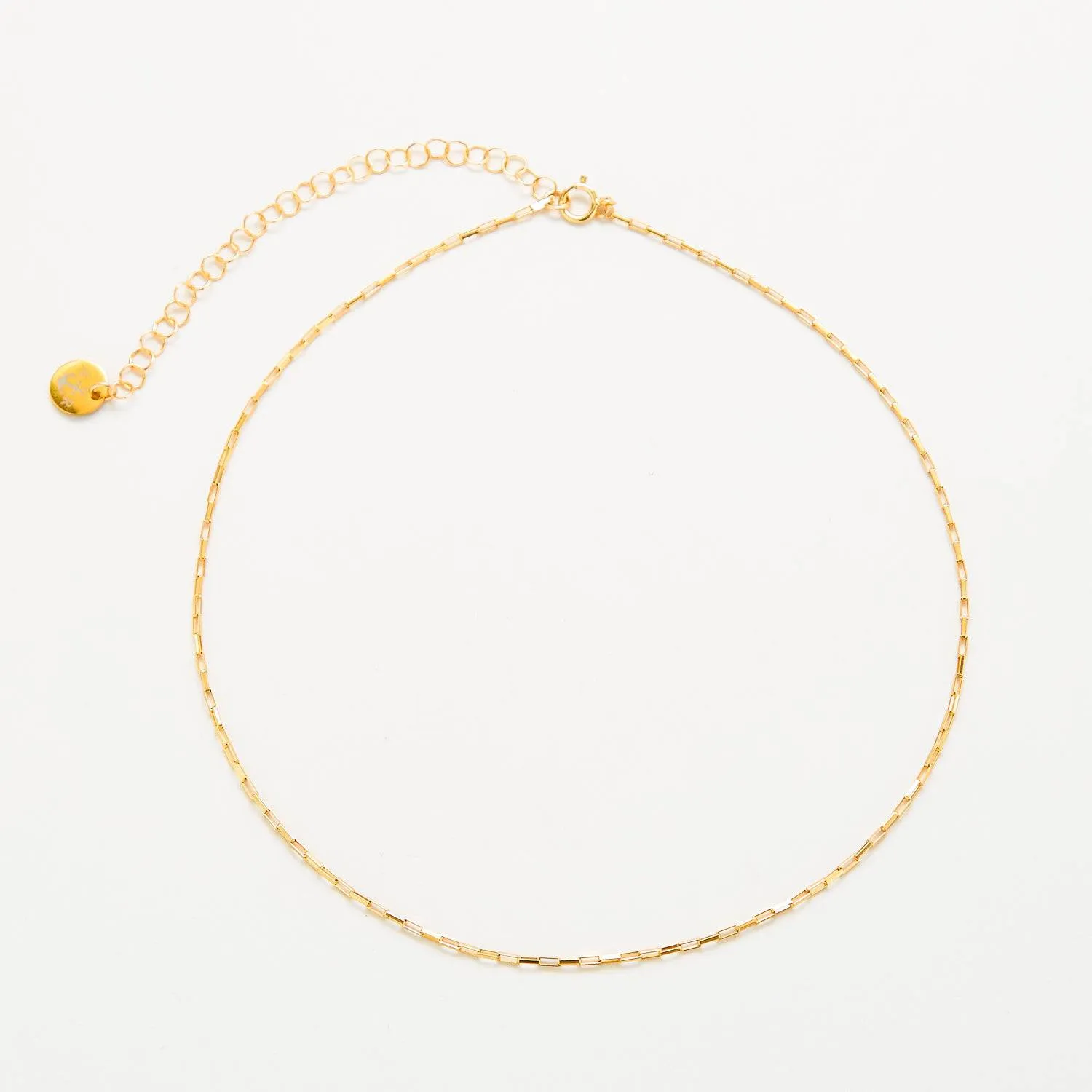 Gold Bar Chain Necklace sold by Admiral Row product image thumbnail 3