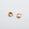 Moon & Star Gold Hoop Earrings sold by Admiral Row