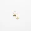 CZ Gold Eye Huggie Earrings sold by Admiral Row