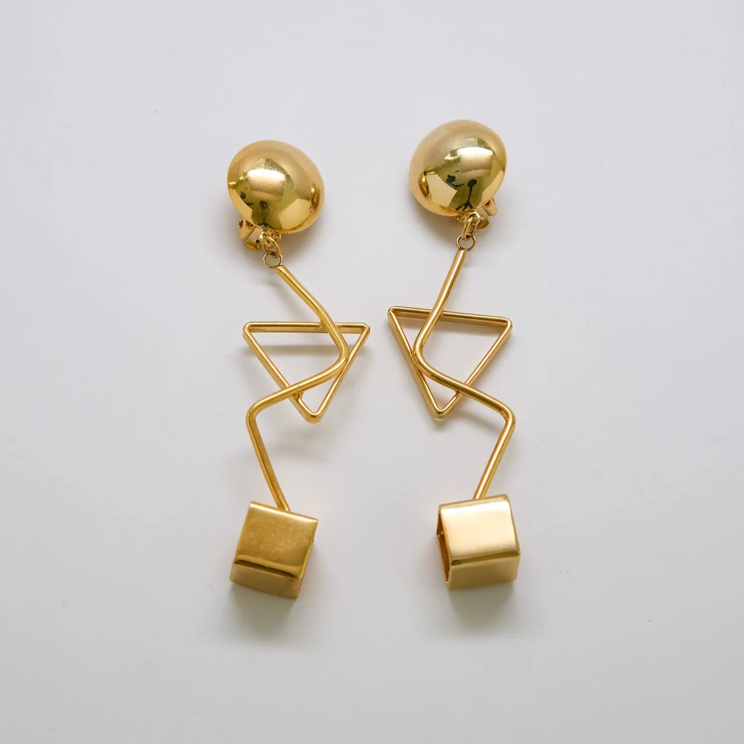 Vintage Box Door Knocker Earrings sold by Admiral Row
