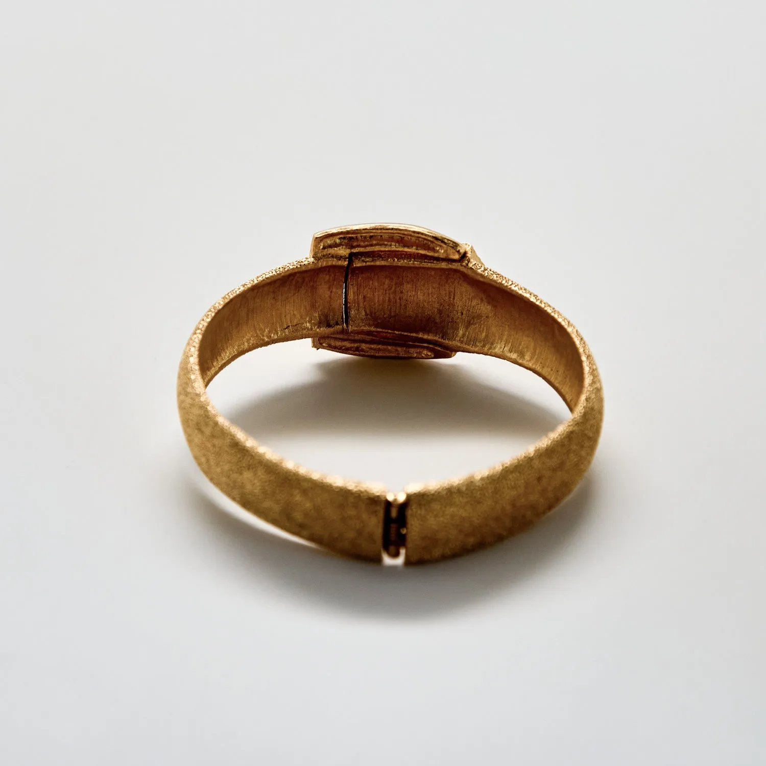 Vintage Trifari Gold Hinged Bracelet sold by Admiral Row product image thumbnail 2
