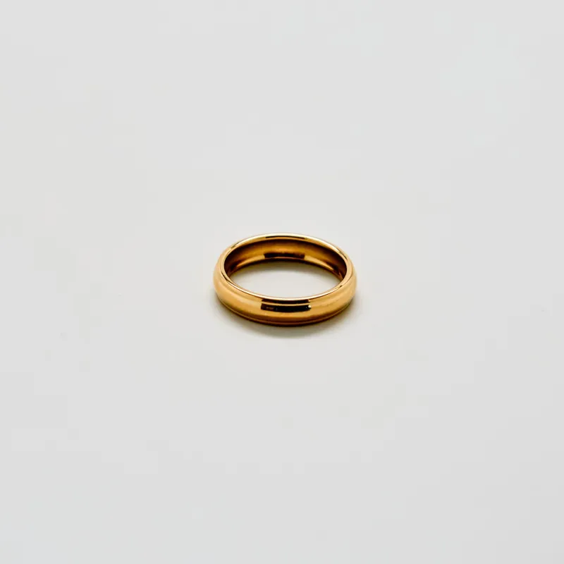Gold Wide Barrel Stacking Ring sold by Admiral Row