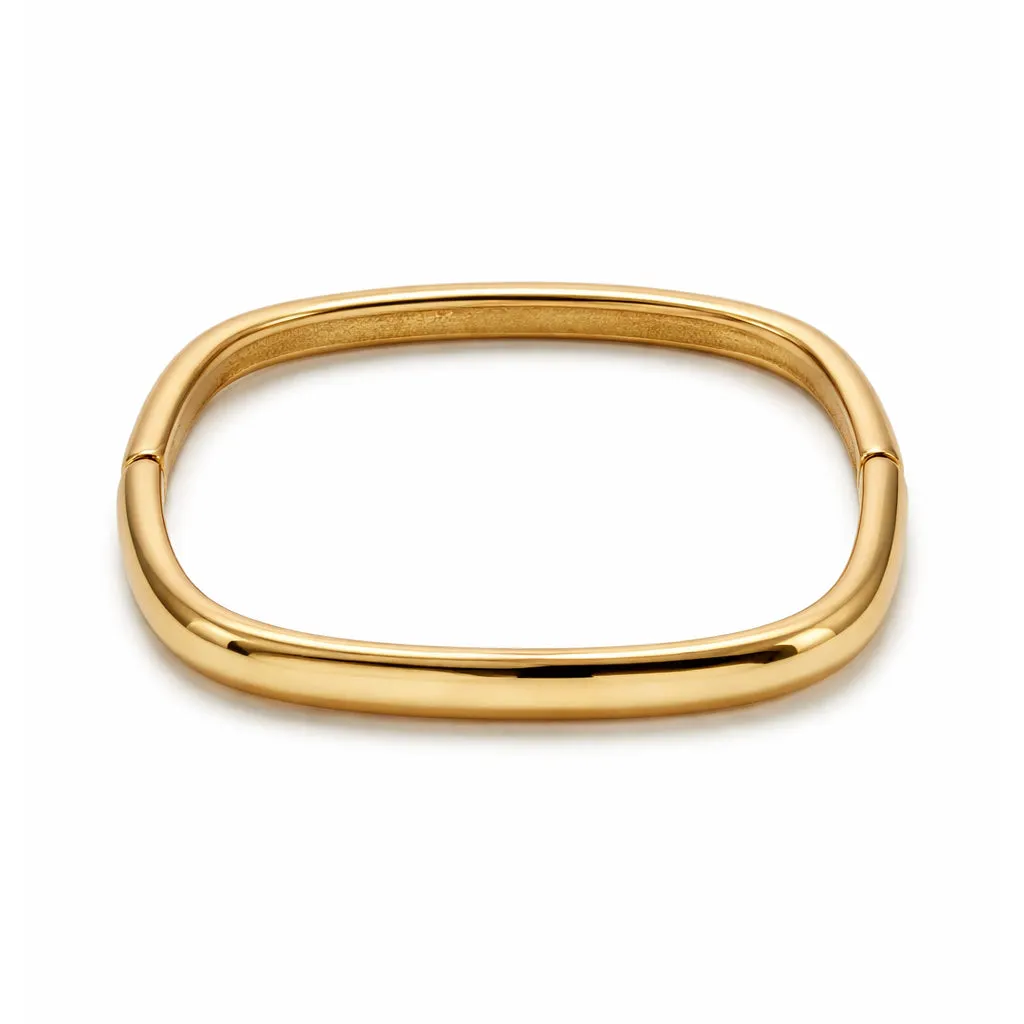 Gold Statement Bangle sold by Admiral Row