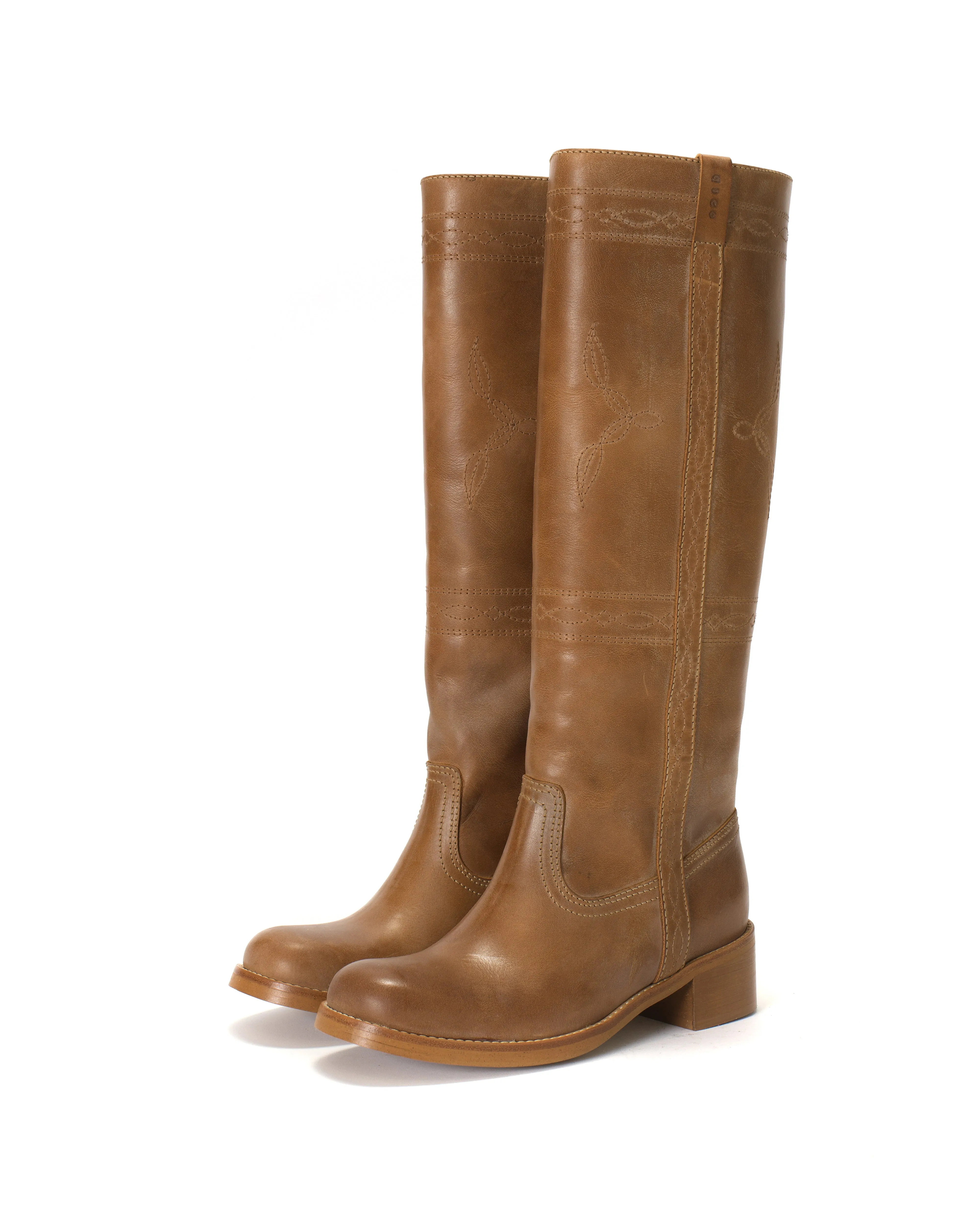 Dico Ann Western stitch Escovado Dark tan sold by Anonymous Copenhagen product image thumbnail 2