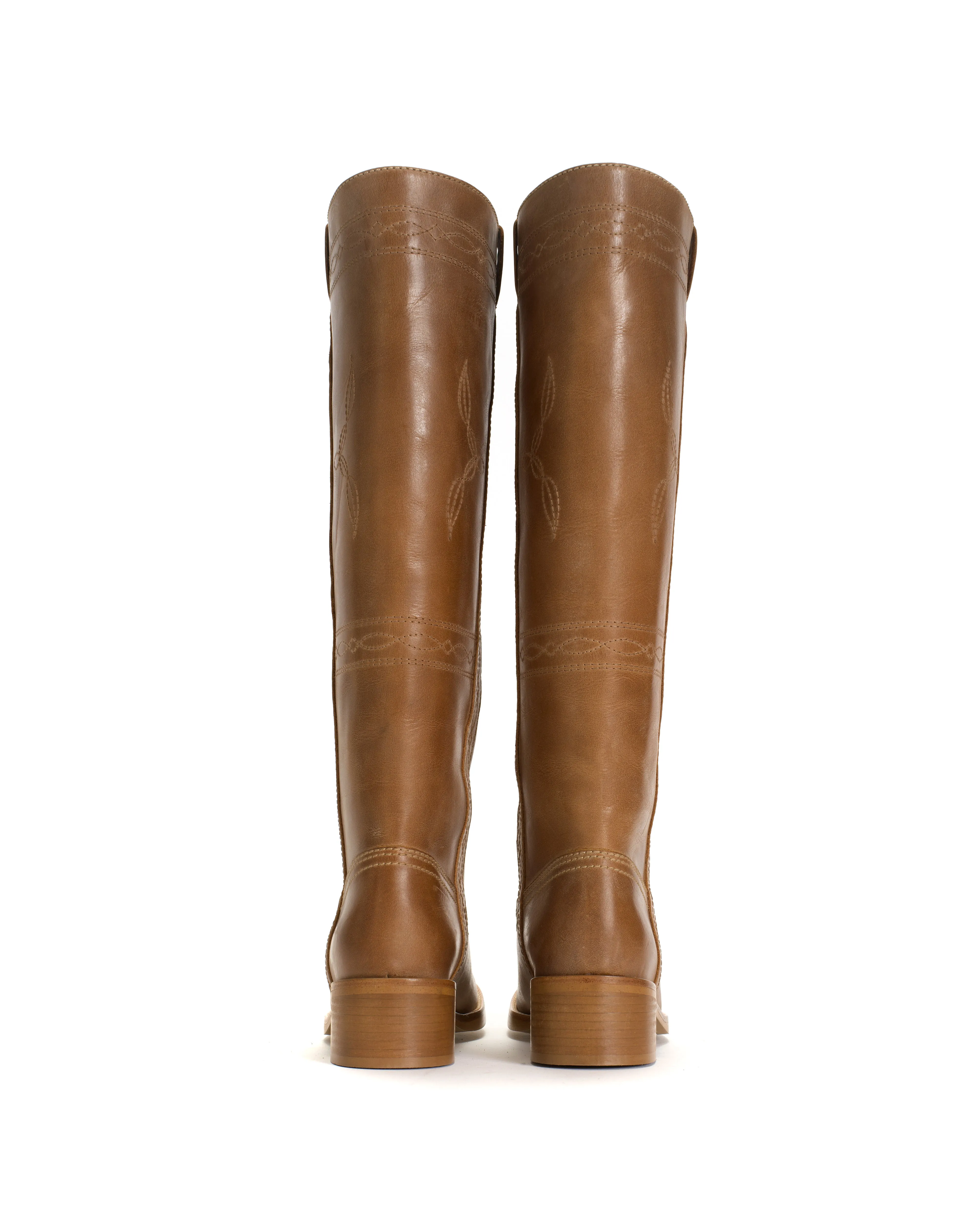Dico Ann Western stitch Escovado Dark tan sold by Anonymous Copenhagen product image thumbnail 3