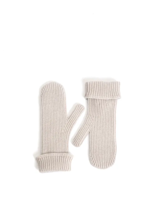 Vinni mitten 100% cashmere Ivory sold by Anonymous Copenhagen