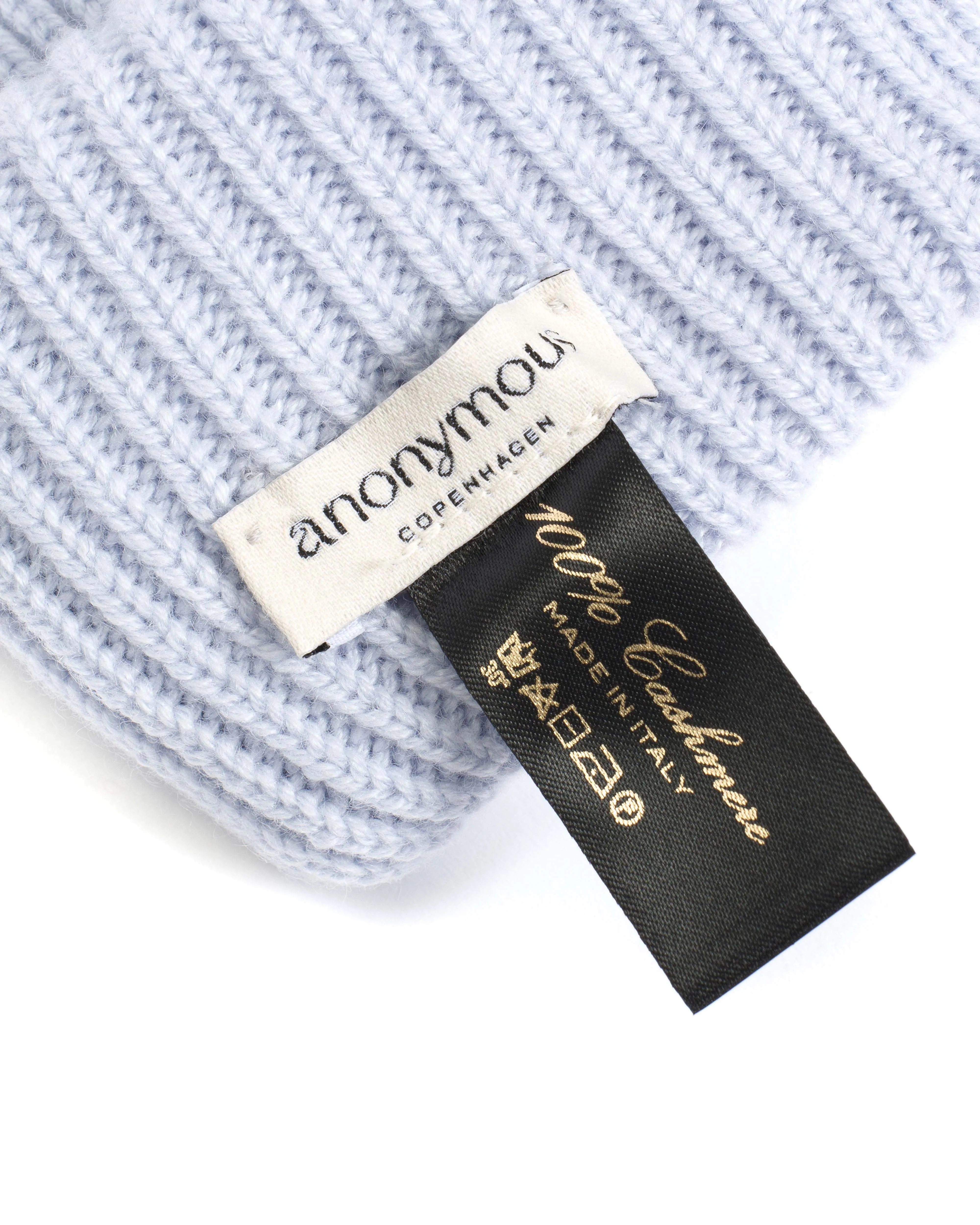 Vinni mitten 100% cashmere Sky sold by Anonymous Copenhagen product image thumbnail 5