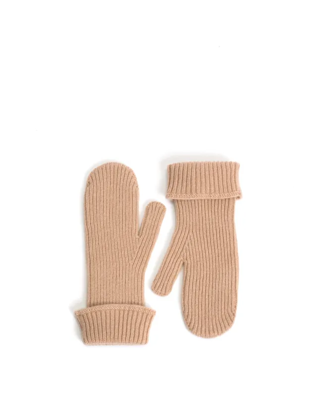 Vinni mitten 100% cashmere Caramel sold by Anonymous Copenhagen
