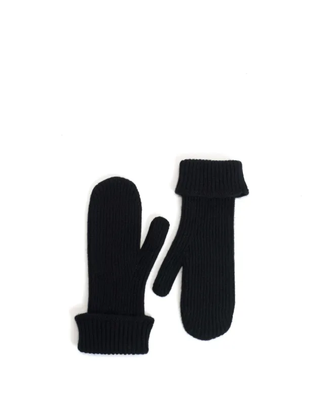Vinni mitten 100% cashmere Black sold by Anonymous Copenhagen
