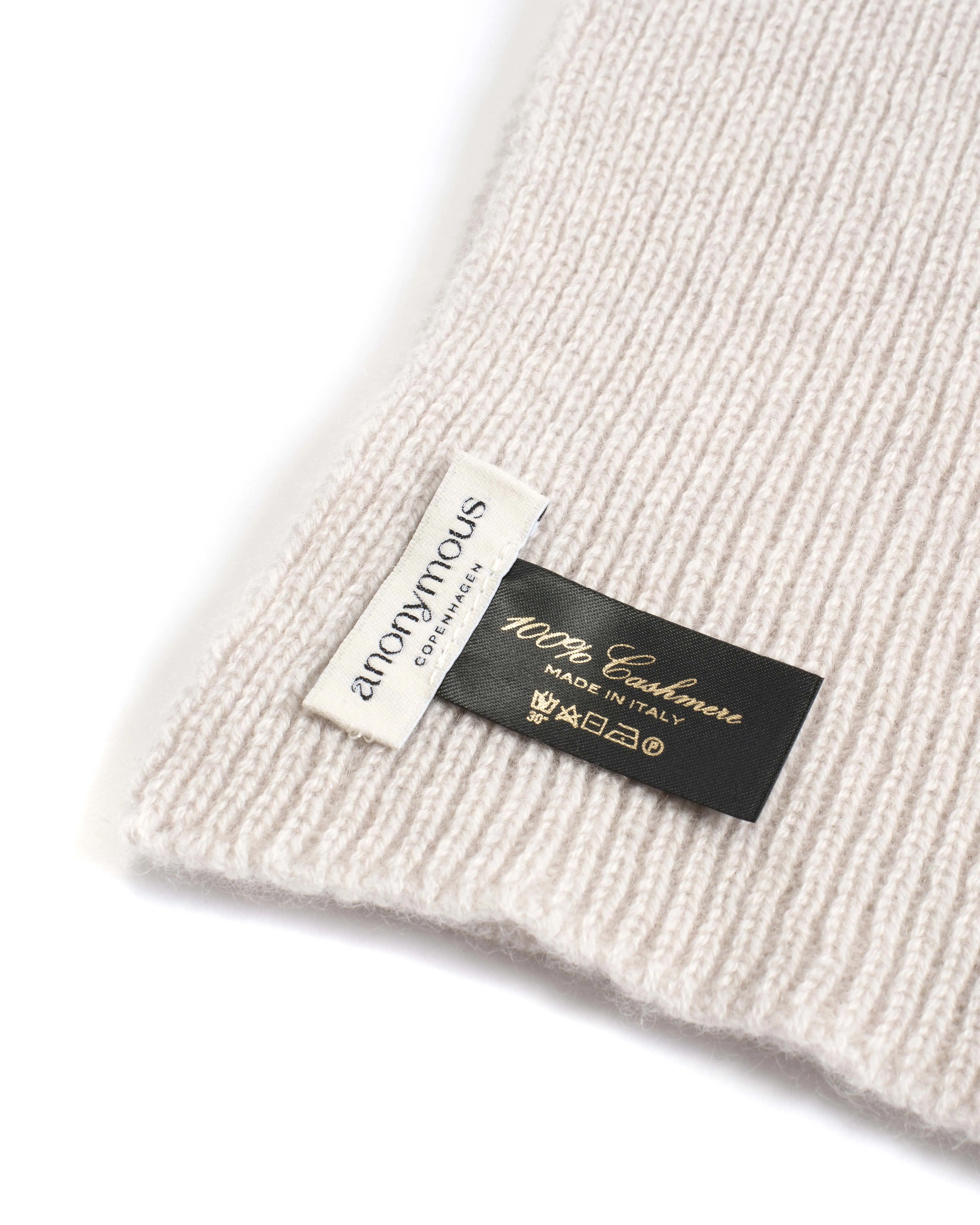 Vinni scarf 100% cashmere Ivory sold by Anonymous Copenhagen product image thumbnail 4