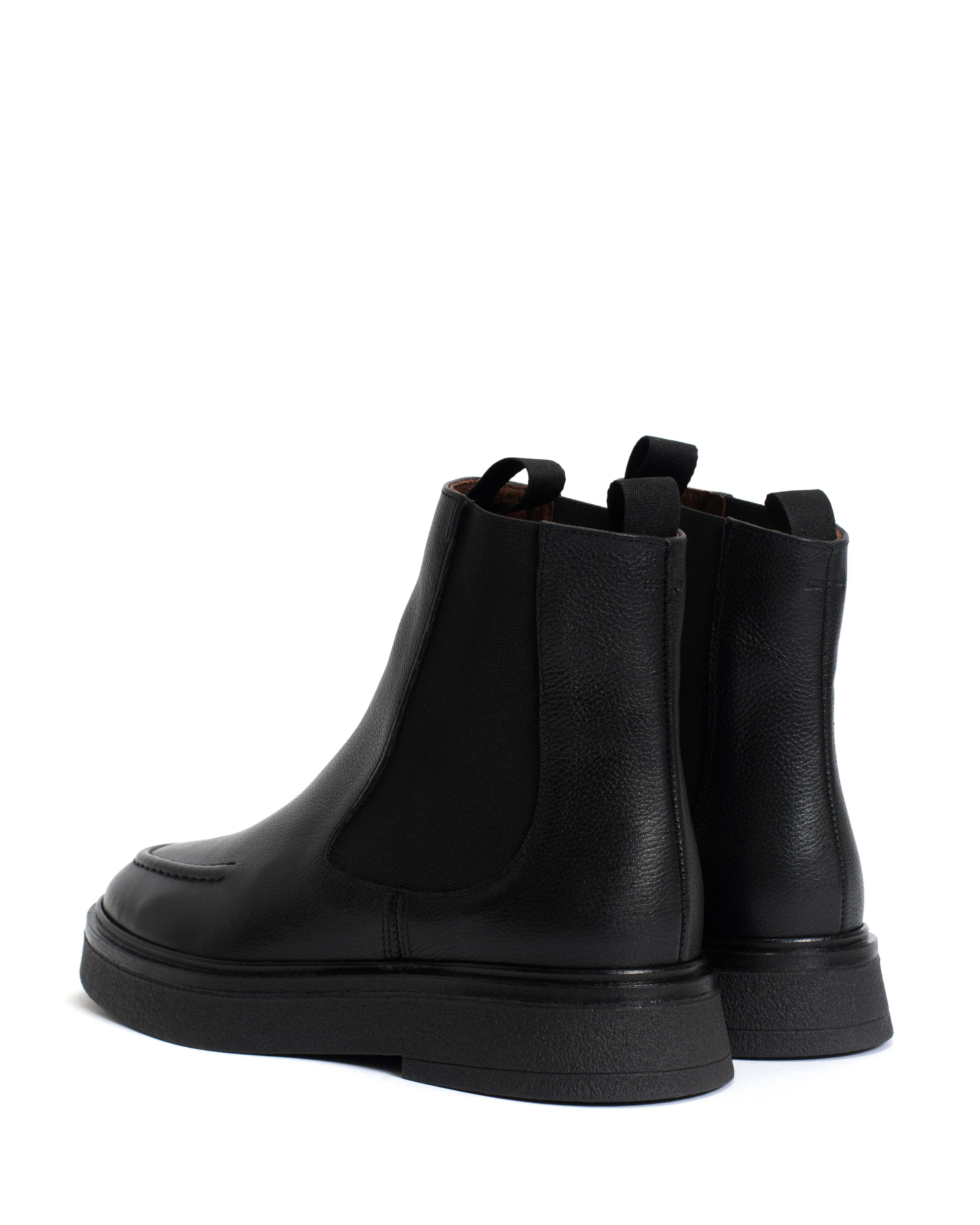 Kikie flat platform Grained soft calf & sole Black & Black sold by Anonymous Copenhagen product image thumbnail 4