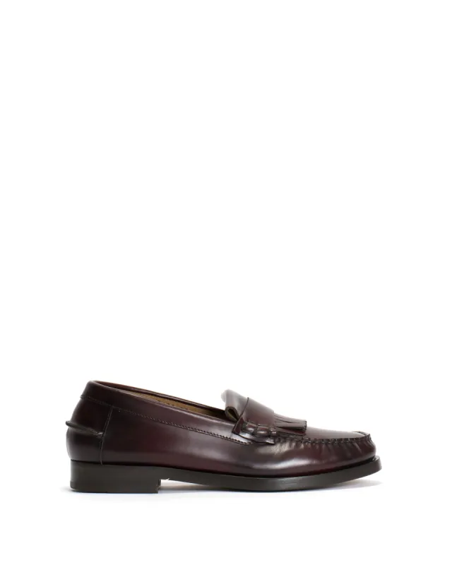 Dico Moccasin Loafer With Fringes Polido Bordeaux sold by Anonymous Copenhagen