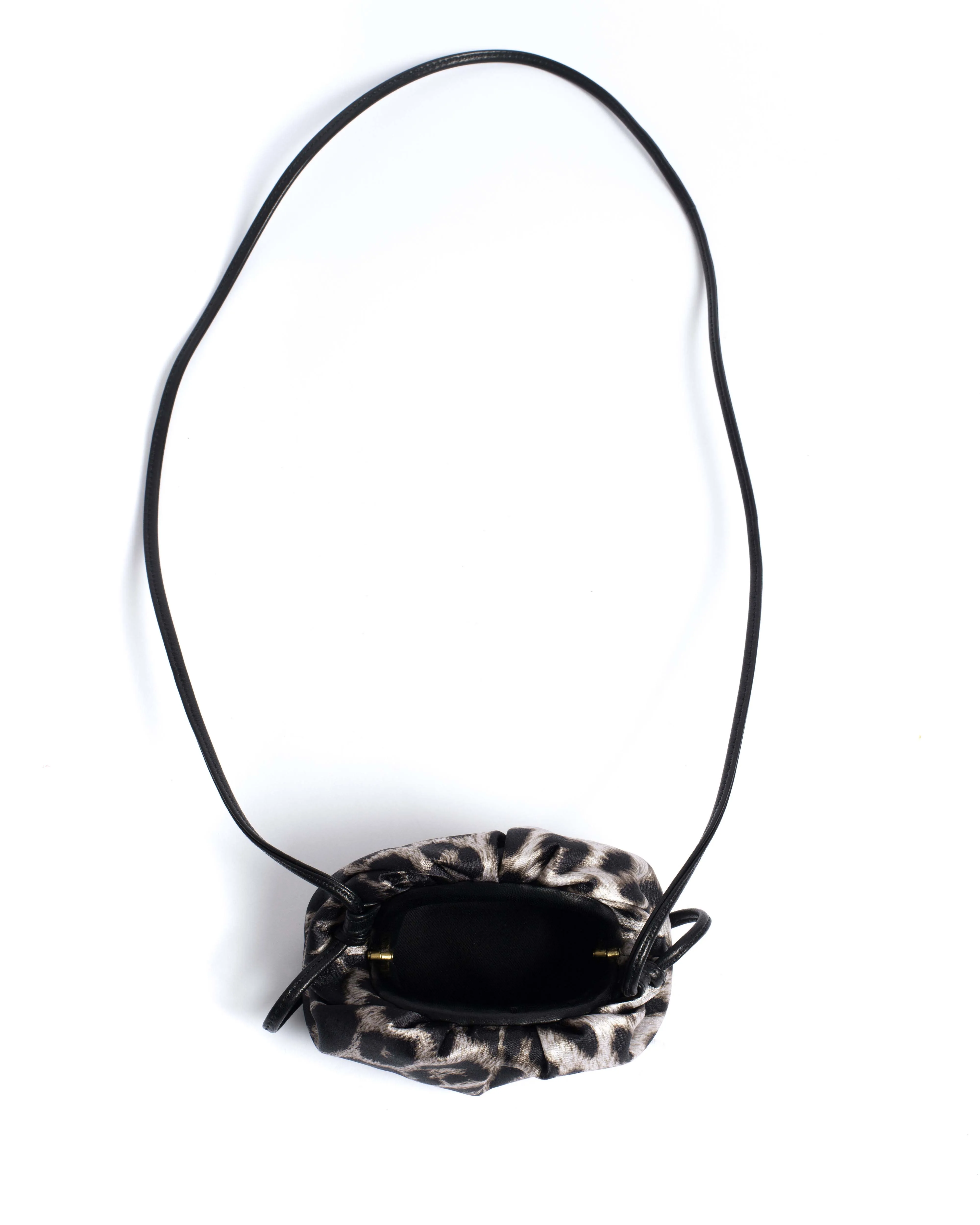 Enuice petite purse Satin print Snow leopard sold by Anonymous Copenhagen product image thumbnail 3