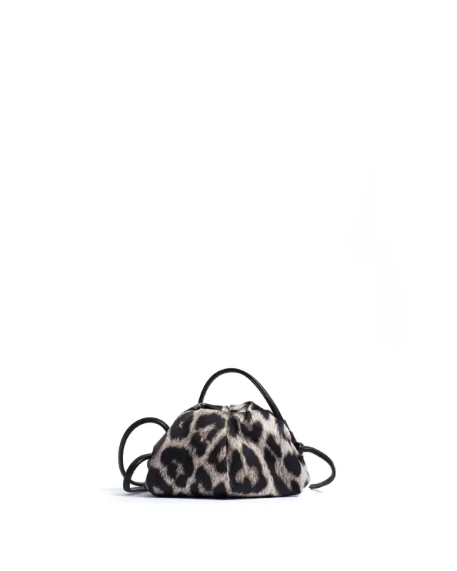 Enuice petite purse Satin print Snow leopard sold by Anonymous Copenhagen