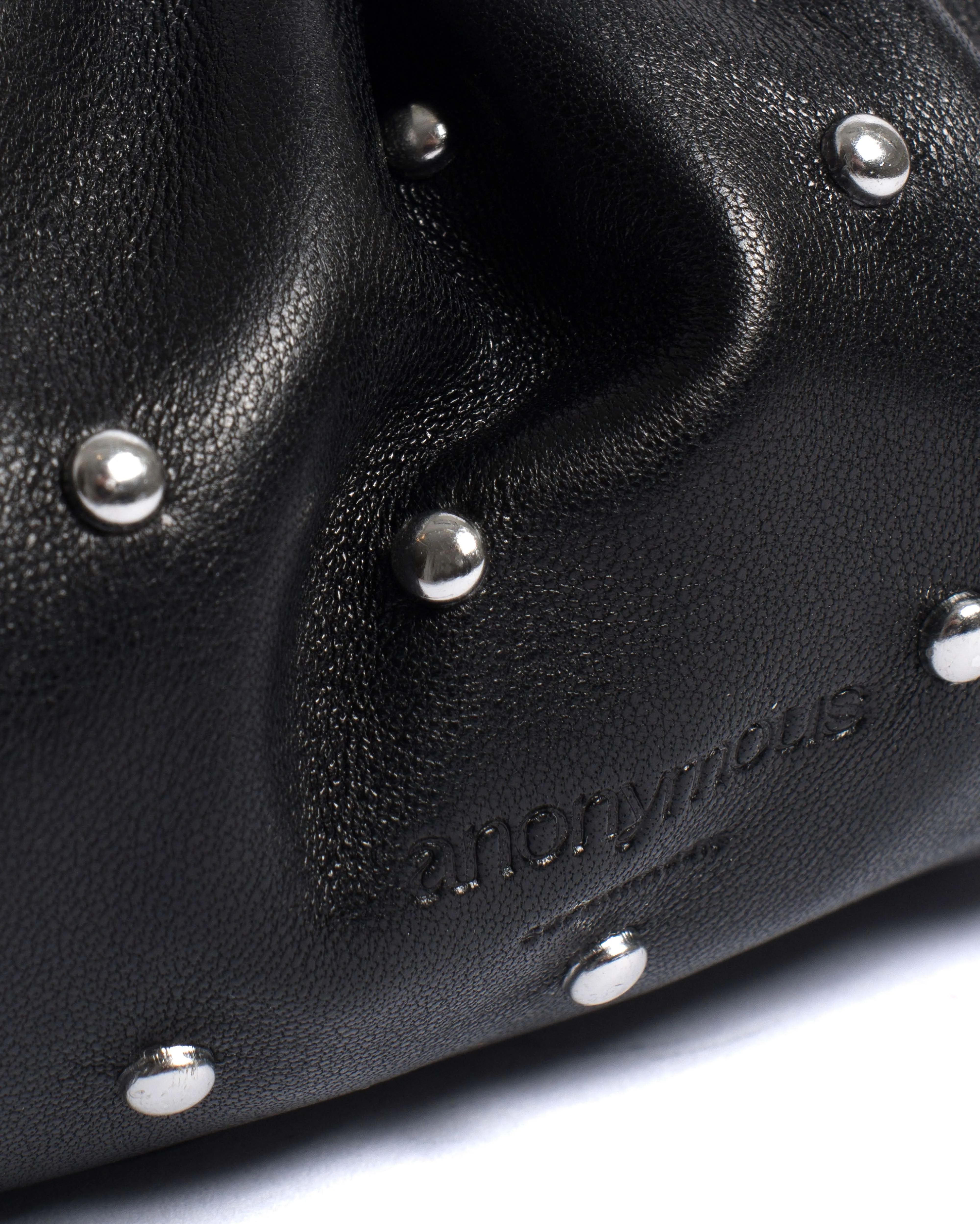 Enuice petite purse Stud-embellished silky lamb Black & silver sold by Anonymous Copenhagen product image thumbnail 4