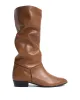 Jasmina 20 Soft calf & suede leather Camel & cinnamon sold by Anonymous Copenhagen