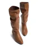 Jasmina 20 Soft calf & suede leather Camel & cinnamon sold by Anonymous Copenhagen