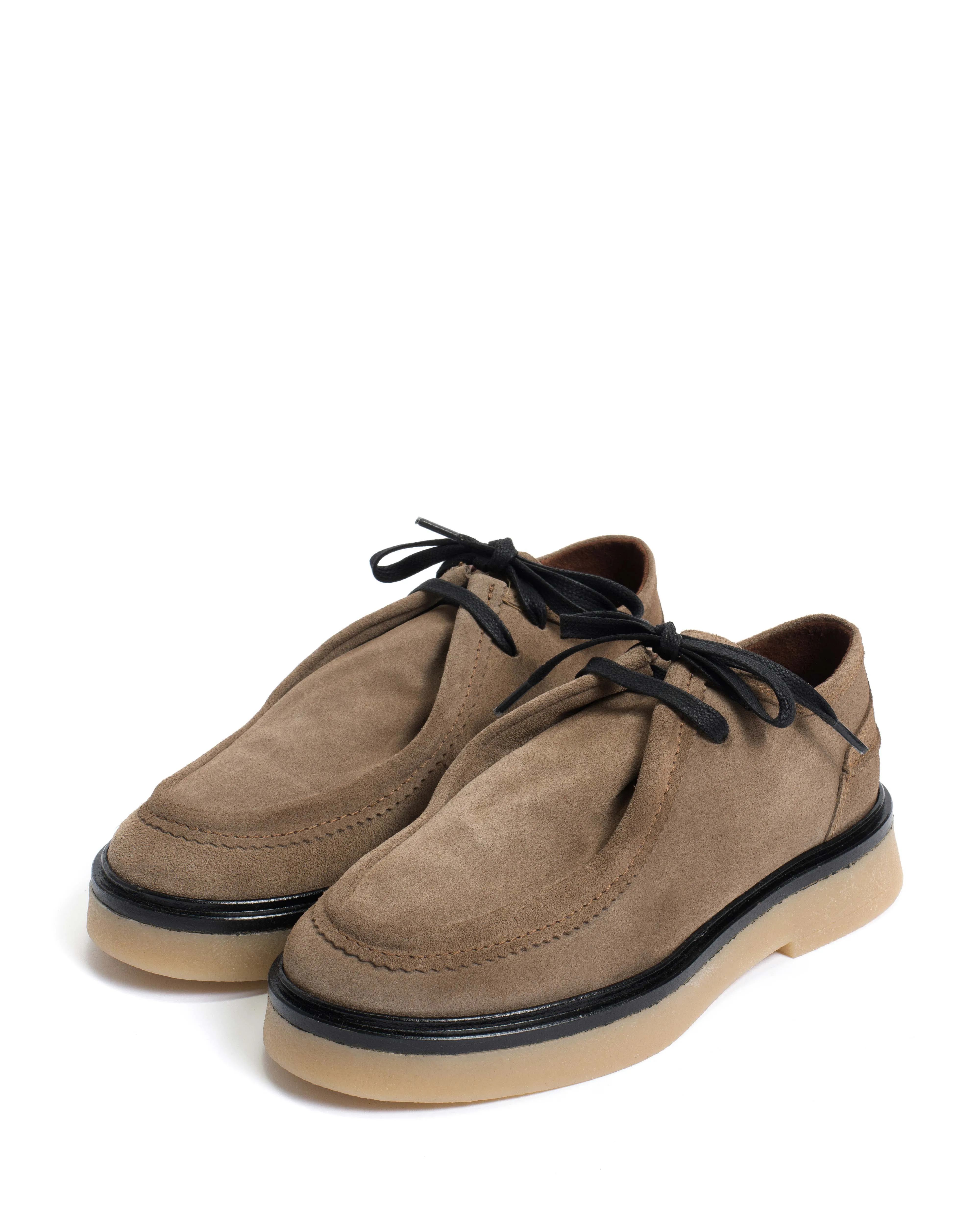 Chez flat platform Calf suede & Sole Mushroom & natural sold by Anonymous Copenhagen product image thumbnail 2
