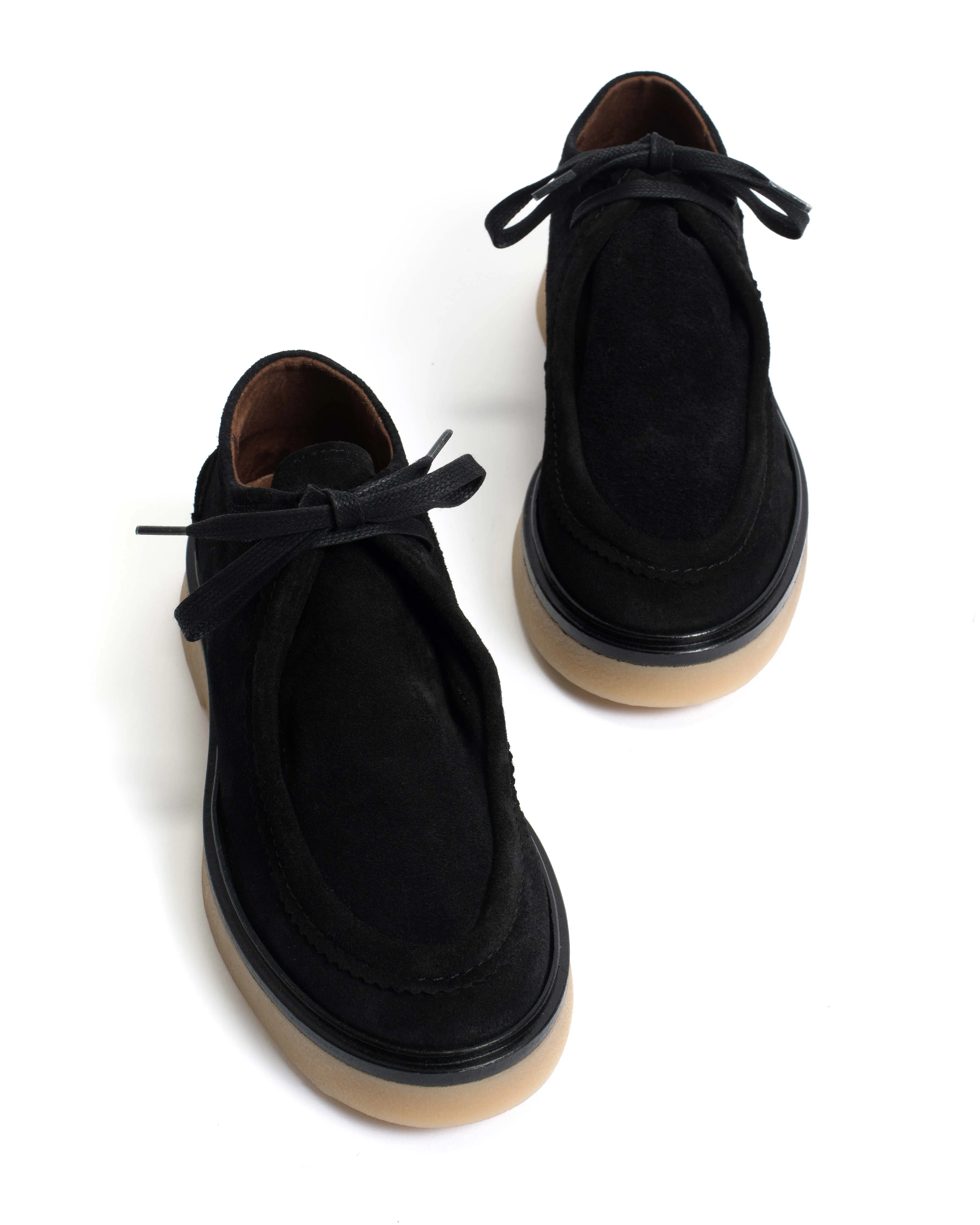 Chez flat platform Calf suede & Sole Black & natural sold by Anonymous Copenhagen product image thumbnail 5