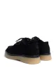 Chez flat platform Calf suede & Sole Black & natural sold by Anonymous Copenhagen