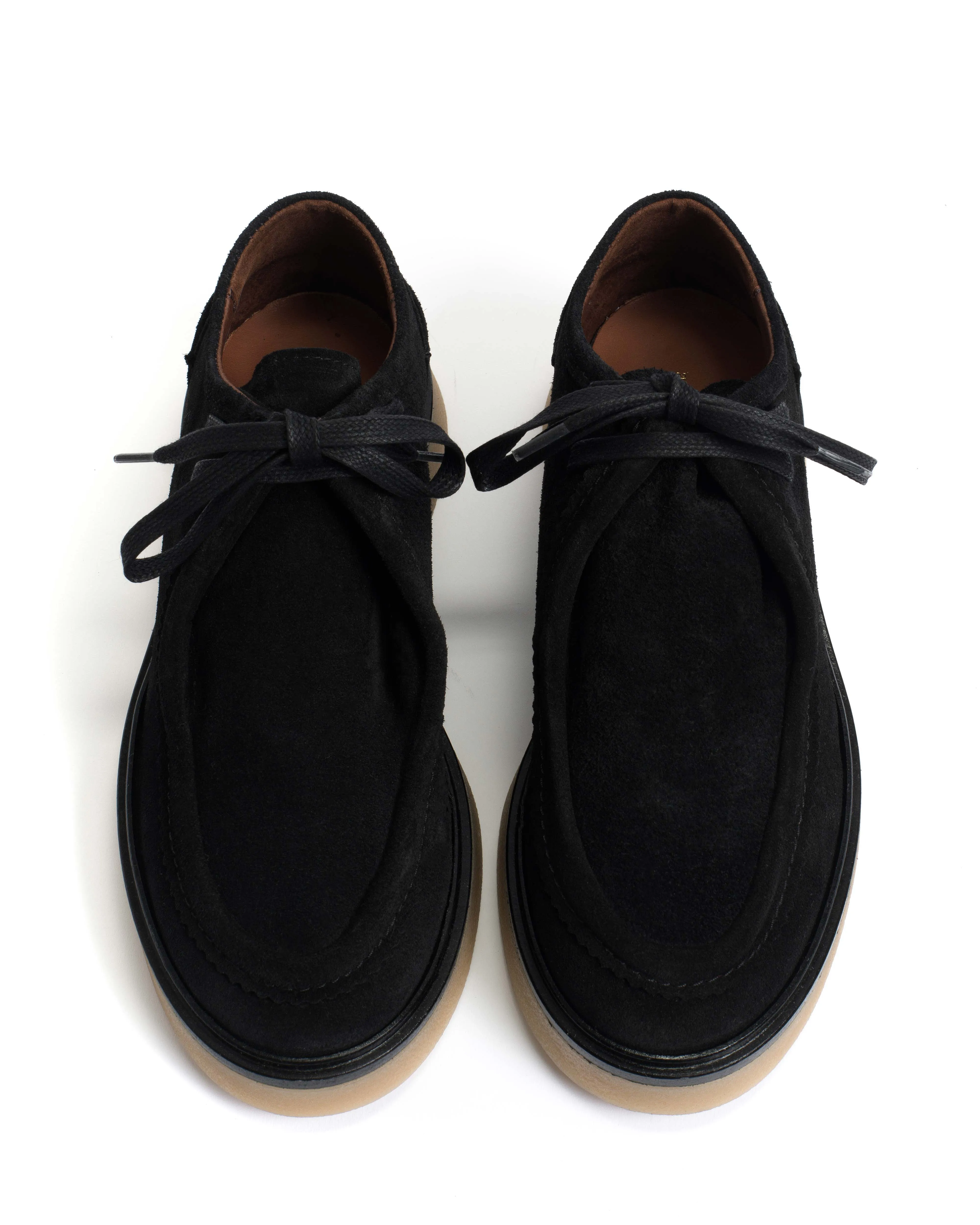 Chez flat platform Calf suede & Sole Black & natural sold by Anonymous Copenhagen product image thumbnail 3